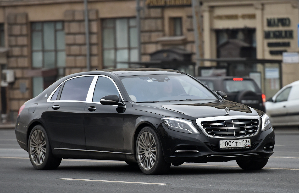 т 001 тт 197, Mercedes-Benz S-Klasse Maybach, 8th gen Sedan (X222), 2015–2020