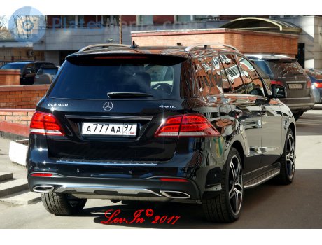 а777аа97, Mercedes-Benz GLE-Klasse