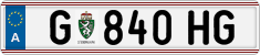 License plate of Austria, Regular plates