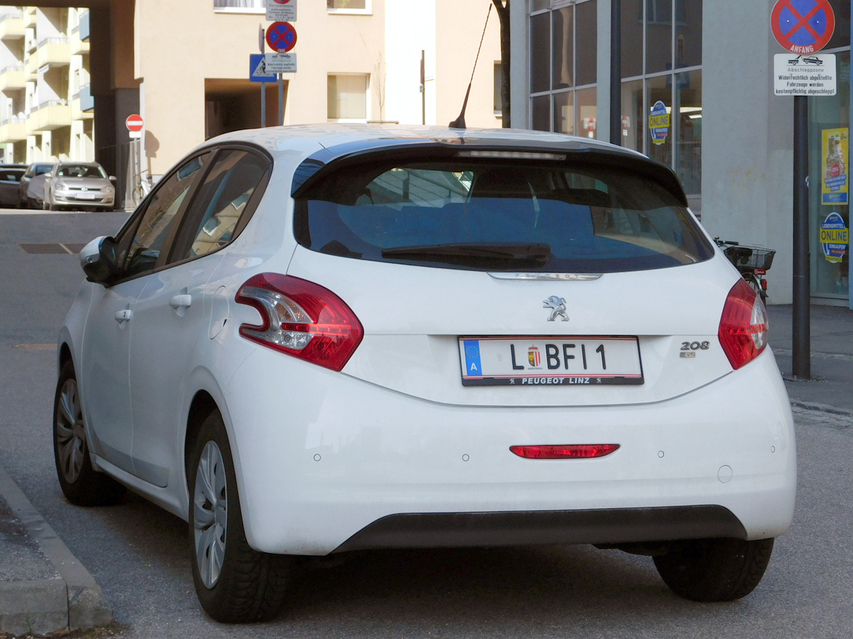 L BFI 1, Peugeot 208 1st gen 5-door Hatch (A9), 2012–2015