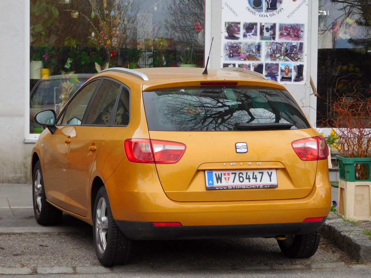 W 76447 Y, SEAT Ibiza 4th gen ST Wagon (6J), 2010–2017