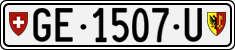 License plate of Switzerland, Dealer (with 