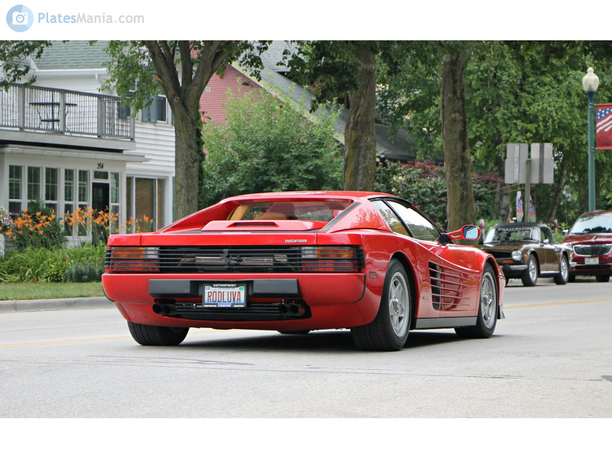 RODLUVA, Ferrari Testarossa 1st gen (F110), 1984–1991