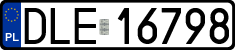 License plates of Poland, Regular car plates
