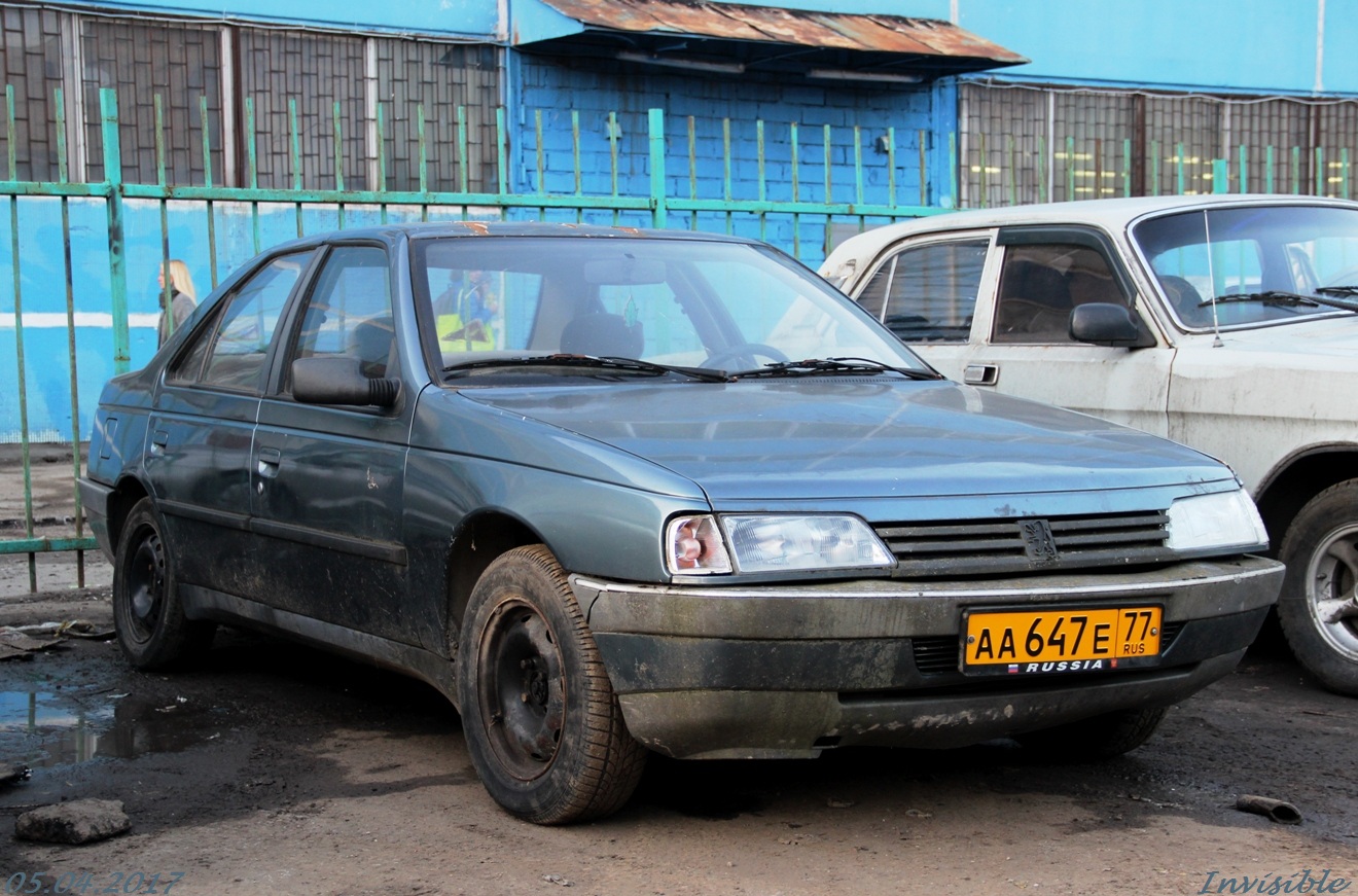 аа 647 е 77, Peugeot 405 1st gen Sedan (D6/D7), 1987–1996 (2019– for AZ-market)