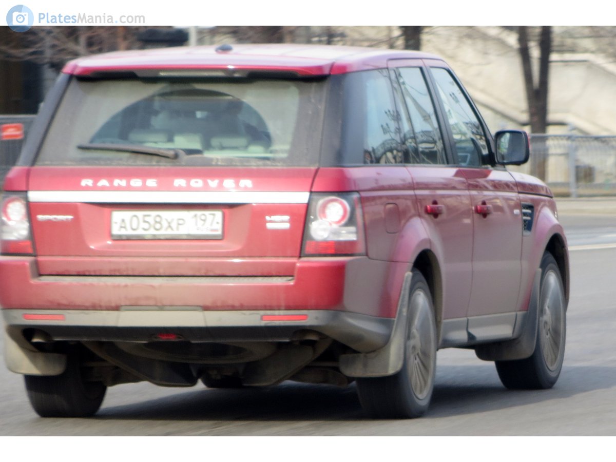 а 058 хр 197, Land Rover Range Rover Sport 1st gen (L320), 2005–2013