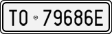 License plate of Italy, Cars (1927 year series)