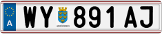License plate of Austria, Regular plates
