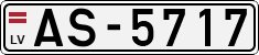 License plate of Latvia, Regular car plates