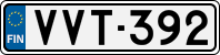 License plate of Finland, Cars