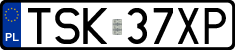 License plates of Poland, Regular car plates