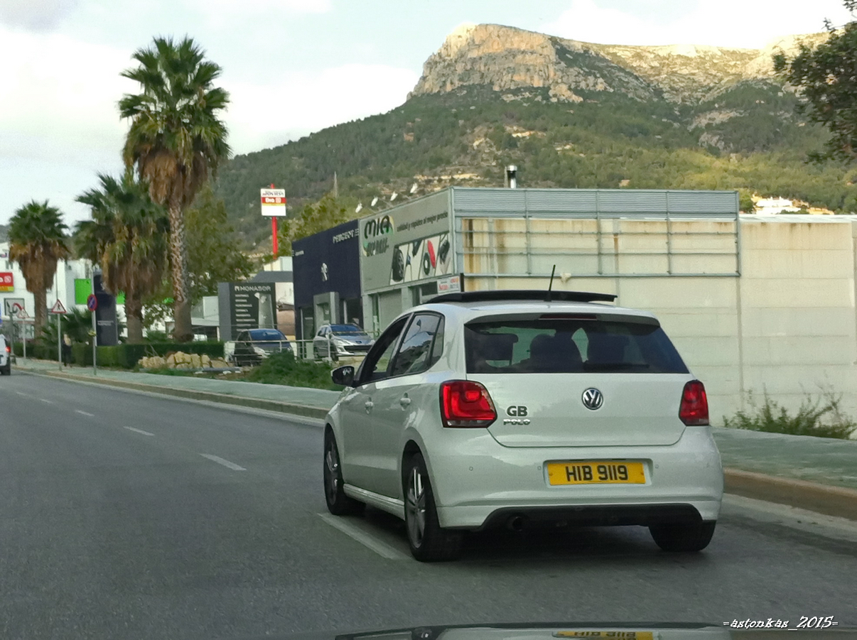 HIB9119, Volkswagen Polo 5th gen 5-door Hatch (6R), 2009–2014