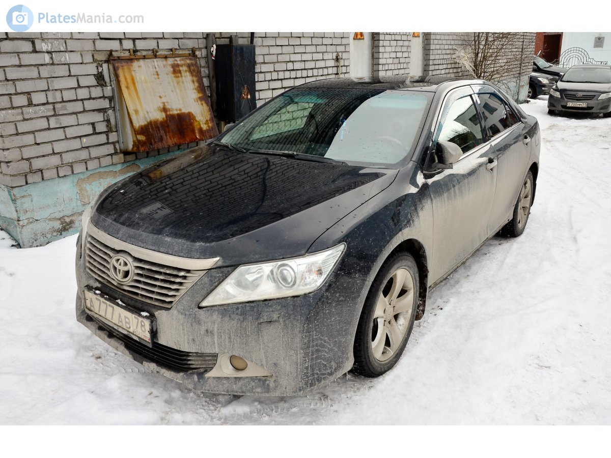 а 777 ав 78, Toyota Camry 7th gen (XV50; Global-market), 2011–2014