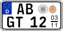 German license plate, Seasonal plates