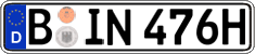 German license plate, Plates for oldtimers (type 