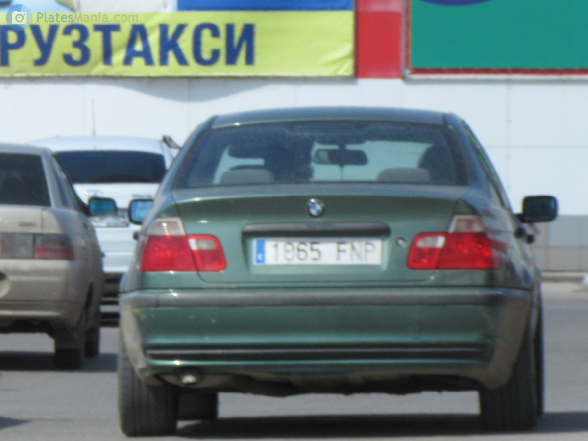 1065 FNP, BMW 3 Series 4th gen Sedan (E46), 1998–2005