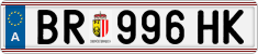 License plate of Austria, Regular plates
