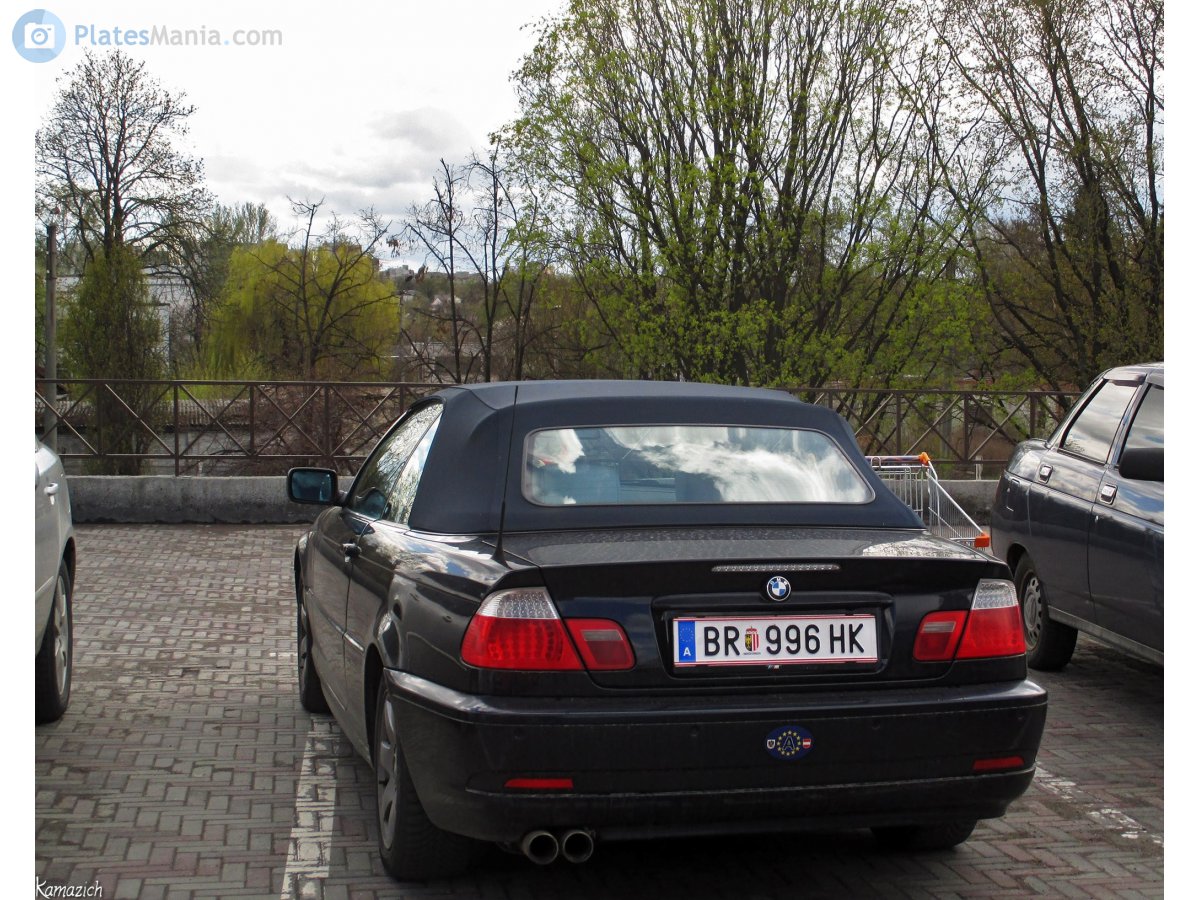 BR 996 HK, BMW 3 Series 4th gen Convertible (E46), 1999–2006