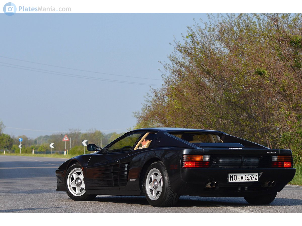 MO A04374, Ferrari Testarossa 1st gen (F110), 1984–1991