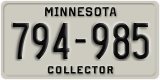 Minnesota, Collector (123-456/123456)