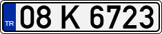 License plate of Turkey, Regular plates