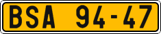 License plate of the Czech Republic, Commercial vehicles (1960)