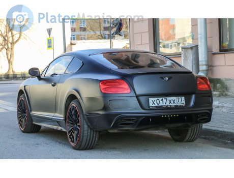 х017хх77, Bentley Continental