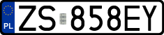 License plates of Poland, Regular car plates
