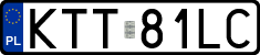 License plates of Poland, Regular car plates