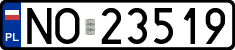 License plates of Poland, Regular car plates