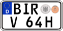 German license plate, Plates for oldtimers (type 