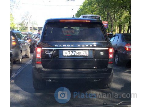 м777мв78, Land Rover Range Rover