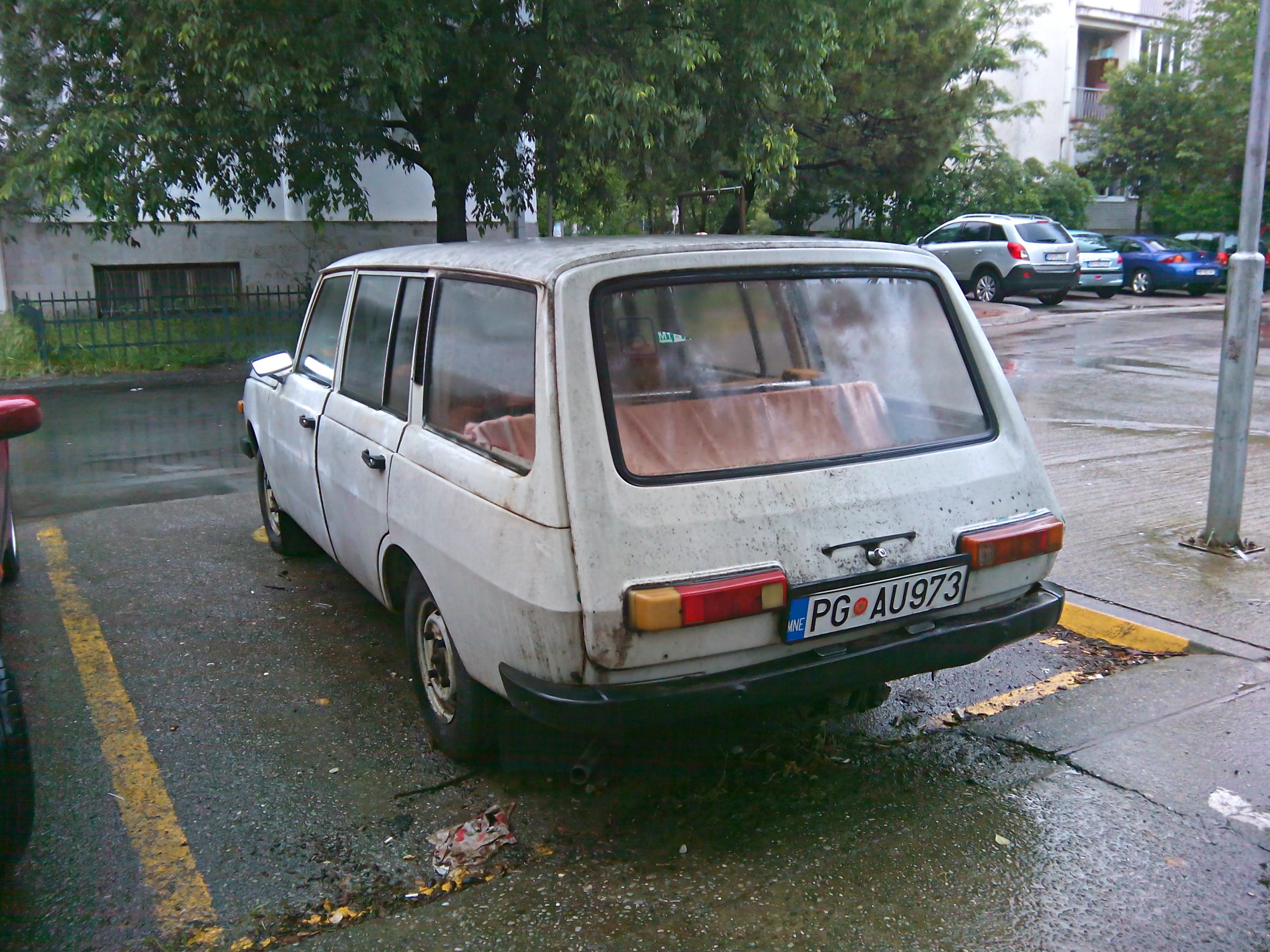 PG AU973, Wartburg 353 W Tourist Kombi, facelift, 1985–1988