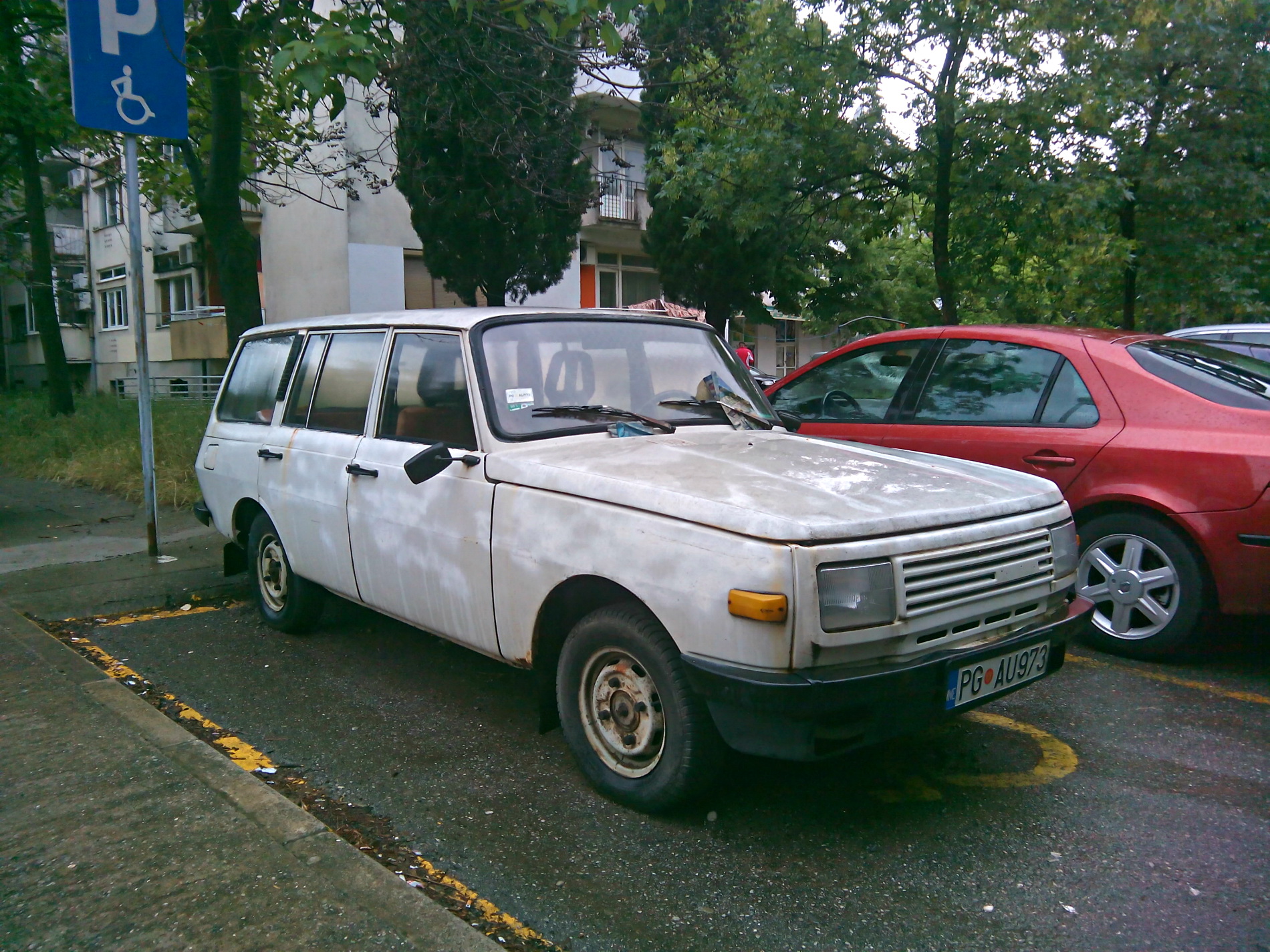PG AU973, Wartburg 353 W Tourist Kombi, facelift, 1985–1988