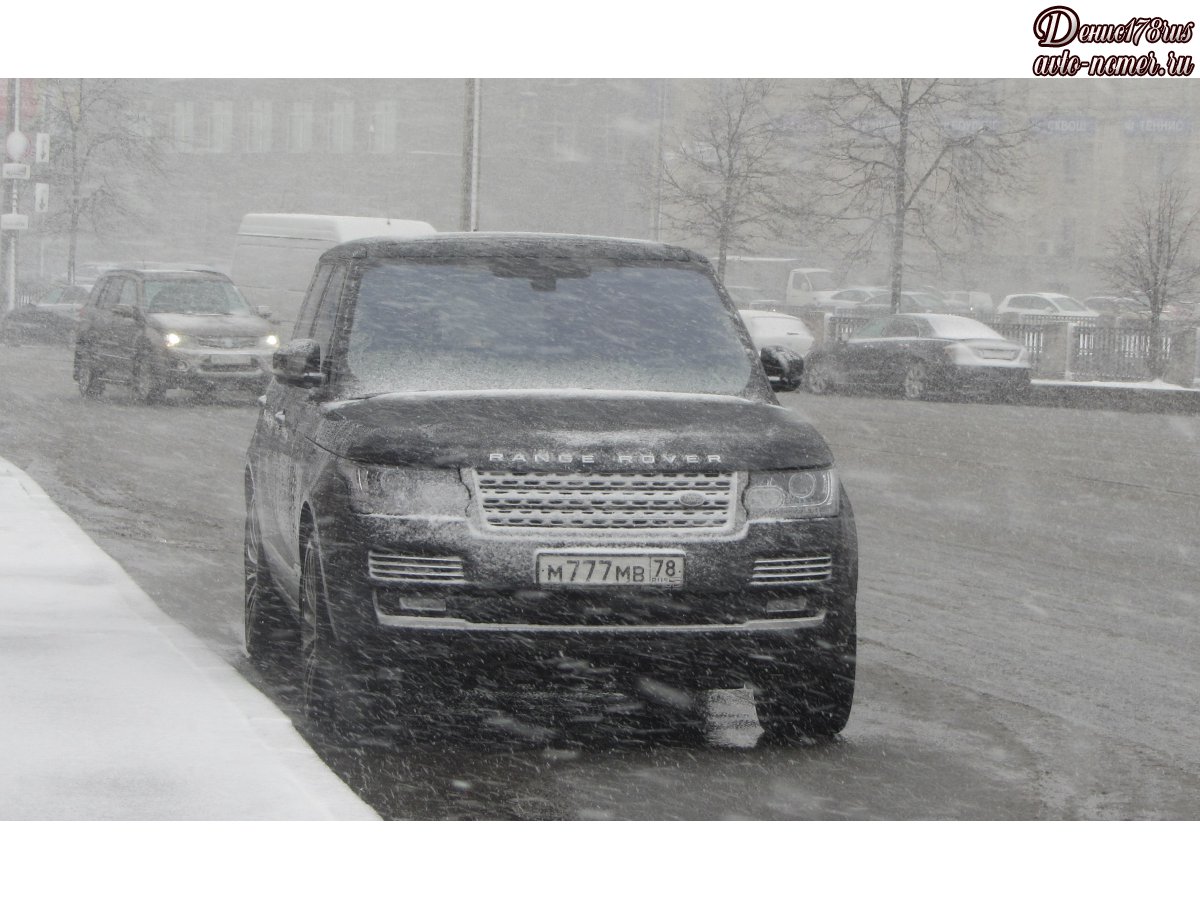 м 777 мв 78, Land Rover Range Rover 4th gen (L405), 2012–2018