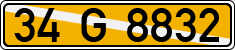 License plate of Turkey, Temporary