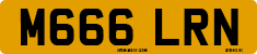 License plate of the United Kingdom, 1983 year system