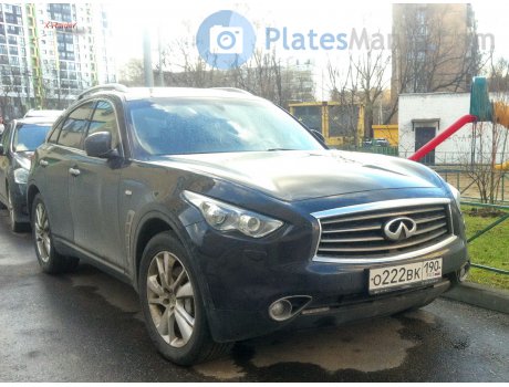 о222вк190, Infiniti QX70/FX-Series