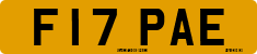 License plate of the United Kingdom, 1983 year system