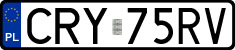 License plates of Poland, Regular car plates