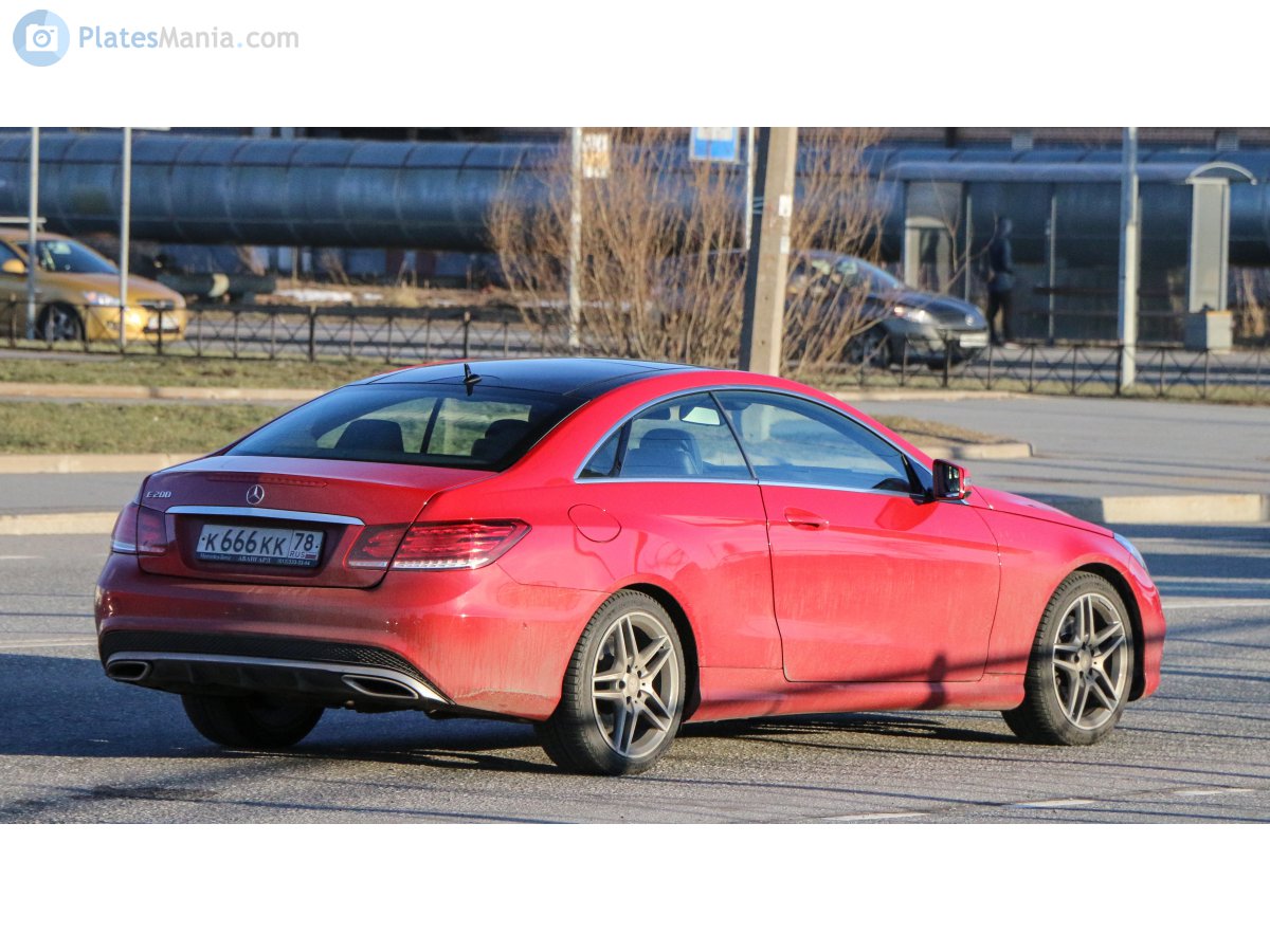 к 666 кк 78, Mercedes-Benz E-Klasse 4th gen Coupé (C207), facelift, 2013–2016