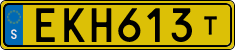 License plate of Sweden, Taxi