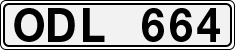 License plate of Sweden, Regular plates