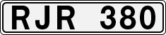 License plate of Sweden, Regular plates