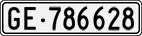 License plate of Switzerland, Cars