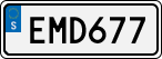 License plate of Sweden, Regular plates
