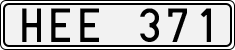 License plate of Sweden, Regular plates