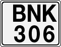 License plate of Sweden, Regular plates