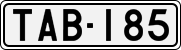 License plate of Finland, Cars