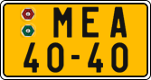 License plate of the Czech Republic, Commercial vehicles (1960)
